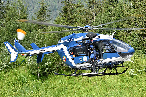 Hélicoptère EC145 JBG de la Gendarmerie Nationale