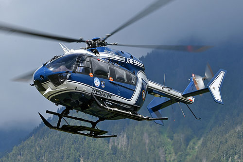 Hélicoptère EC145 JBG de la Gendarmerie Nationale