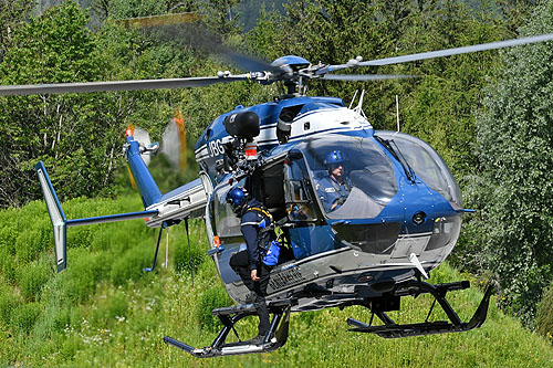 Hélicoptère EC145 JBG de la Gendarmerie Nationale