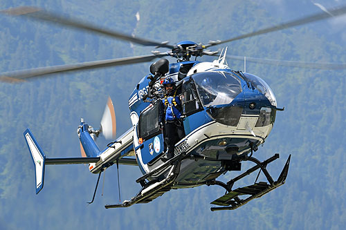 Hélicoptère EC145 JBG de la Gendarmerie Nationale