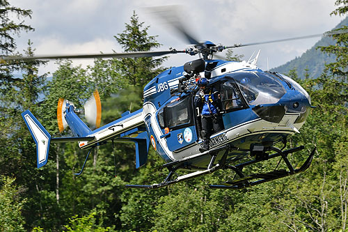 Hélicoptère EC145 JBG de la Gendarmerie Nationale