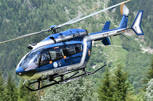 Hélicoptère EC145 JBG de la Gendarmerie Nationale