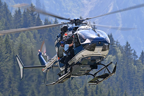 Hélicoptère EC145 JBG de la Gendarmerie Nationale