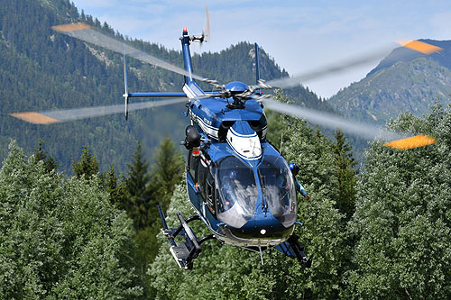 Hélicoptère EC145 JBG de la Gendarmerie Nationale