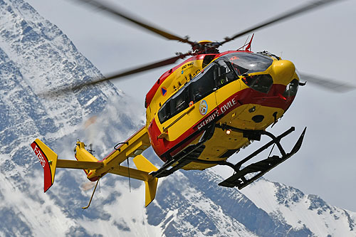 Hélicoptère EC145 JBG de la Sécurité Civile