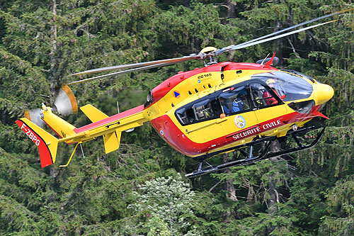 Hélicoptère EC145 JBG de la Sécurité Civile