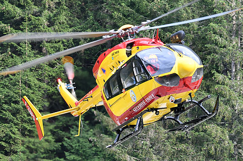 Hélicoptère EC145 JBG de la Sécurité Civile