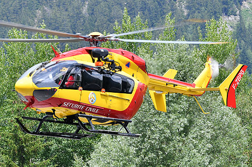 Hélicoptère EC145 JBG de la Sécurité Civile