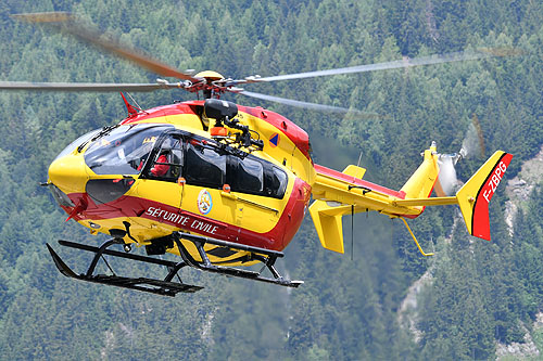 Hélicoptère EC145 JBG de la Sécurité Civile