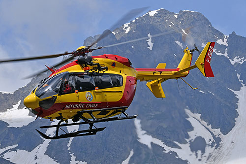 Hélicoptère EC145 JBG de la Sécurité Civile