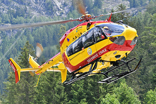 Hélicoptère EC145 JBG de la Sécurité Civile