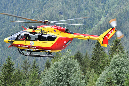 Hélicoptère EC145 JBG de la Sécurité Civile