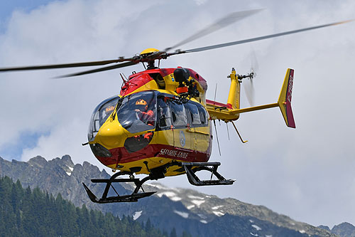 Hélicoptère EC145 JBG de la Sécurité Civile