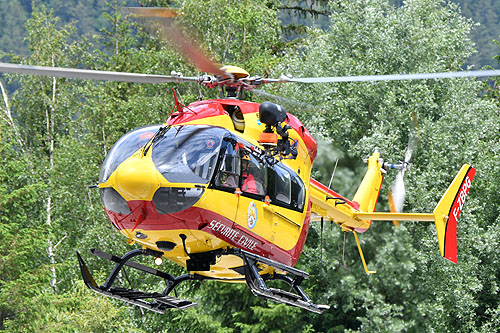 Hélicoptère EC145 JBG de la Sécurité Civile