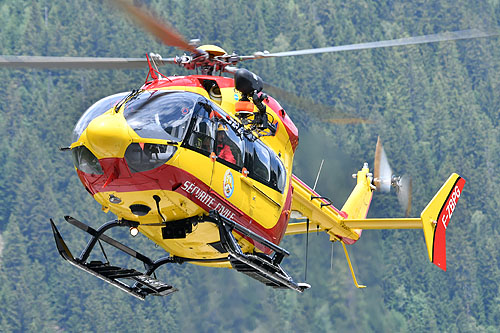 Hélicoptère EC145 JBG de la Sécurité Civile