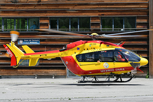 Hélicoptère EC145 JBG de la Sécurité Civile