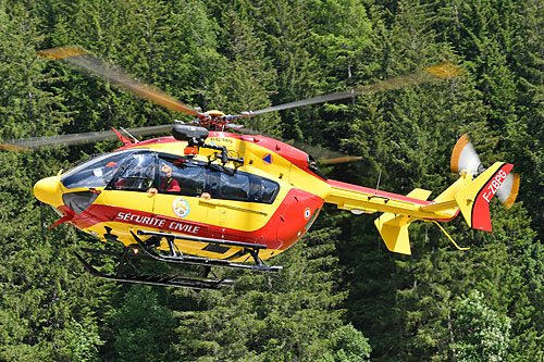 Hélicoptère EC145 JBG de la Sécurité Civile