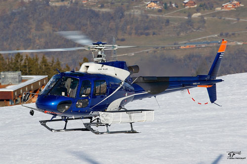 Hélicoptère AS350 B3 Ecureuil F-HHDF de Mont Blanc Helicopteres