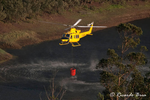 Hélicoptère Bell 412 EC-LBL de la Xunta de Galicia