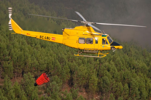 Hélicoptère Bell 412 EC-LBL de la Xunta de Galicia