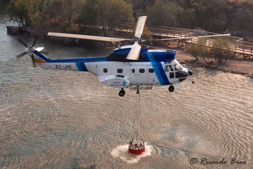 Hélicoptère SA330 Puma EC-JYE de la Xunta de Galicia