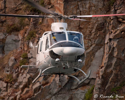 Hélicoptère Bell 412 EC-MMC de la Xunta de Galicia