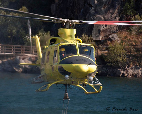 Hélicoptère Bell 412 EC-GOP du Magrama