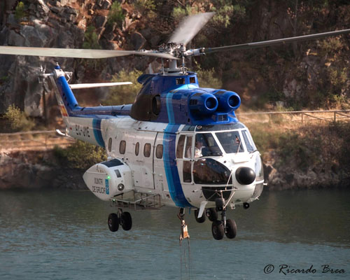 Hélicoptère SA330 Puma EC-JYE de la Xunta de Galicia