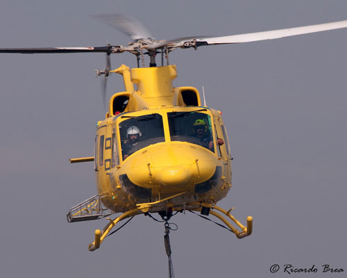 Hélicoptère Bell 412 EC-KUV de la Xunta de Galicia