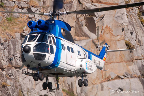 Hélicoptère SA330 Puma EC-JYE de la Xunta de Galicia