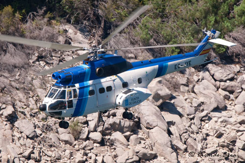 Hélicoptère SA330 Puma EC-JYE de la Xunta de Galicia