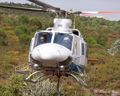 Hélicoptère Bell 412 EC-MQD de la Xunta de Galicia