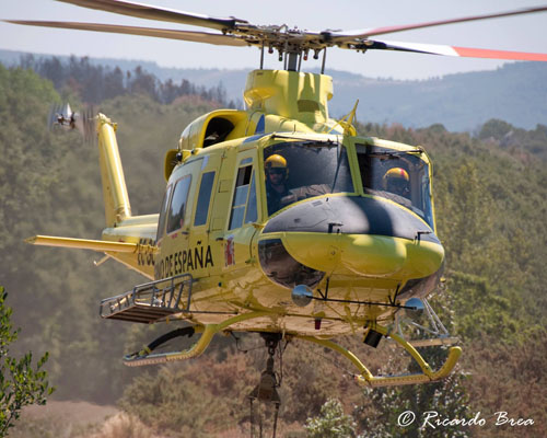 Hélicoptère Bell 412 EC-GOP du Magrama