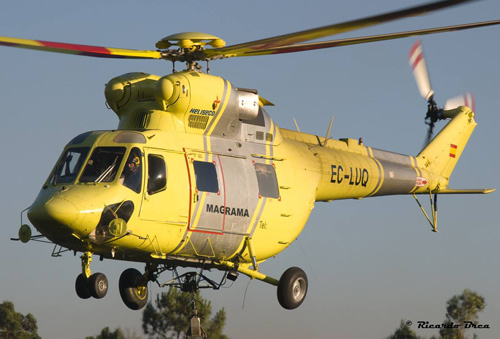 Hélicoptère PZL Swidnik W3 Sokol EC-LUQ du Magrama