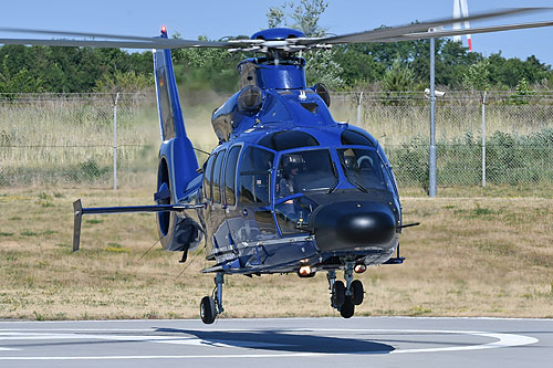 Hélicoptère EC155 B D-HLTE de la BundesPolizei allemande