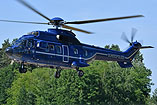 Hélicoptère AS332 L1 SuperPuma D-HEGA de la BundesPolizei allemande