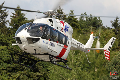 Hélicoptère EC145 OO-NHB du SAMU 59 de Lille