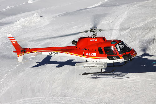 Hélicoptère AS350 Ecureuil B2 HB-XVB d'AIR GLACIERS