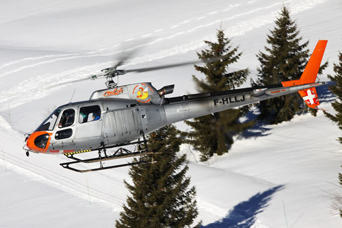 Hélicoptère AS350 B3 Ecureuil de Chamonix Mont-Blanc Hélicoptères