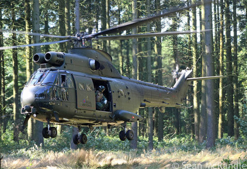 Hélicoptère Puma HC2 de la Royal Air Force britannique