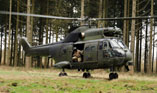 Hélicoptère Puma HC2 de la Royal Air Force britannique