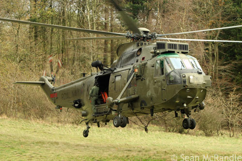 Hélicoptère Seaking HC4 de la Royal Navy britannique