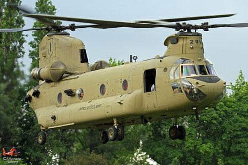 Hélicoptère CH47F Chinook américain