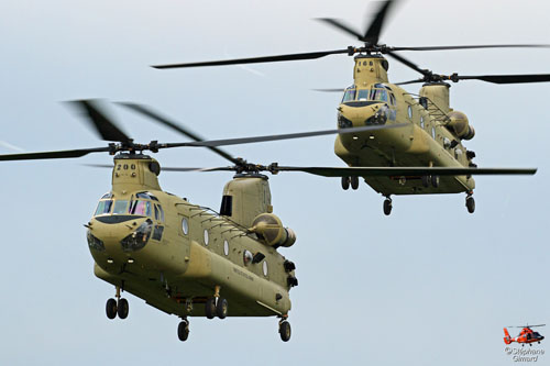 Hélicoptère CH47F Chinook américain