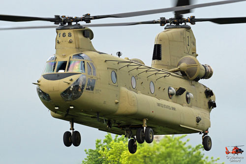 Hélicoptère CH47F Chinook américain