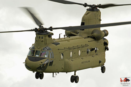 Hélicoptère CH47F Chinook américain