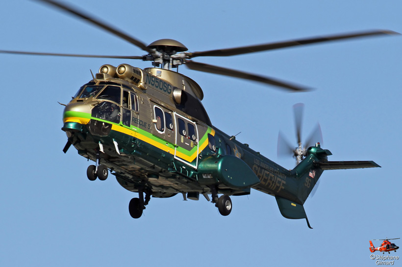 Hélicoptère AS332 SuperPuma Los Angeles County Sheriff