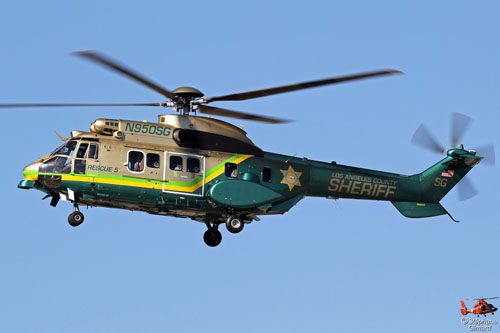 Hélicoptère AS332 SuperPuma Los Angeles County Sheriff