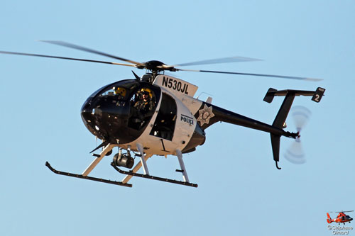 Hélicoptère MD500 de la Police de Las Vegas