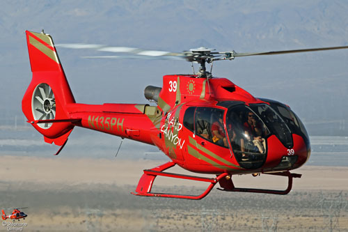 Hélicoptère EC130 de Grand Canyon Helicopters